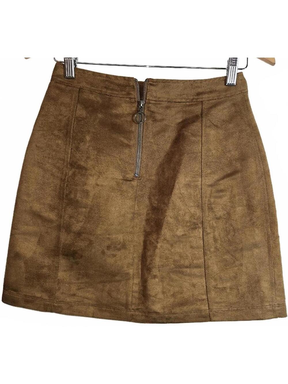 Old Navy Suede A-Line Mini Skirt Size 0